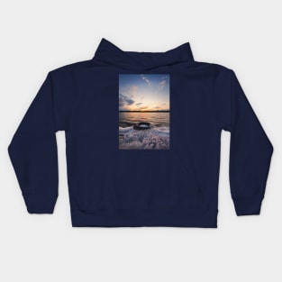 foamy tire in the lake water Kids Hoodie